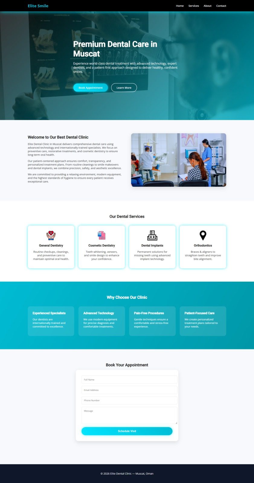dentsl website design