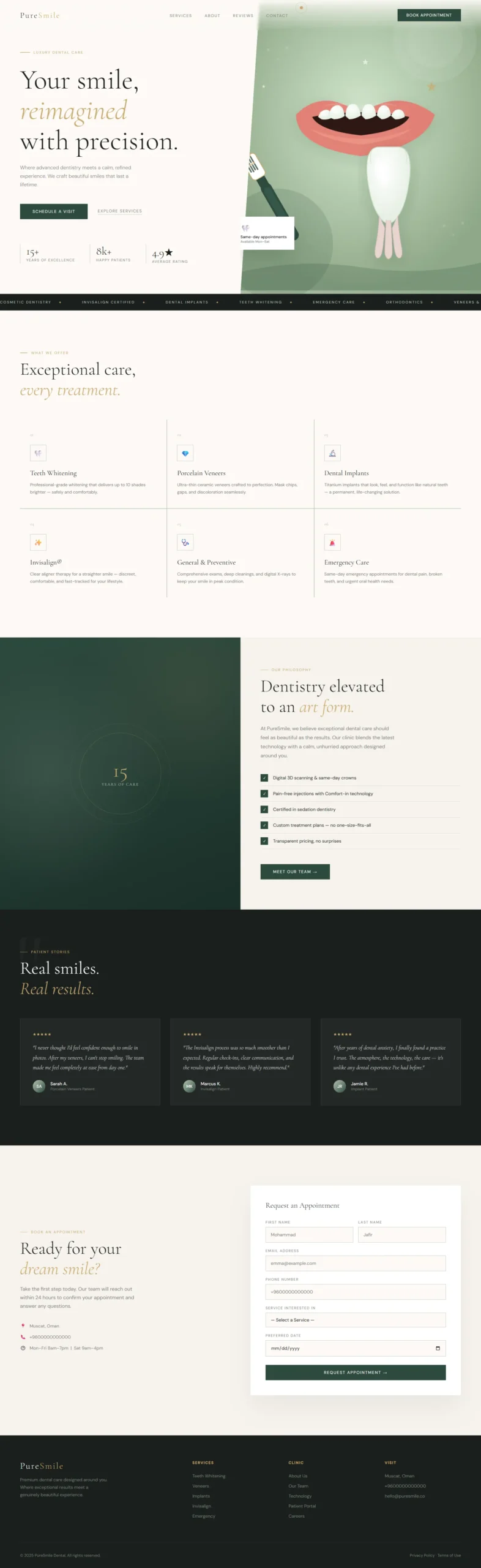 light design dental wenbsite oman